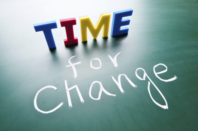 Time for change